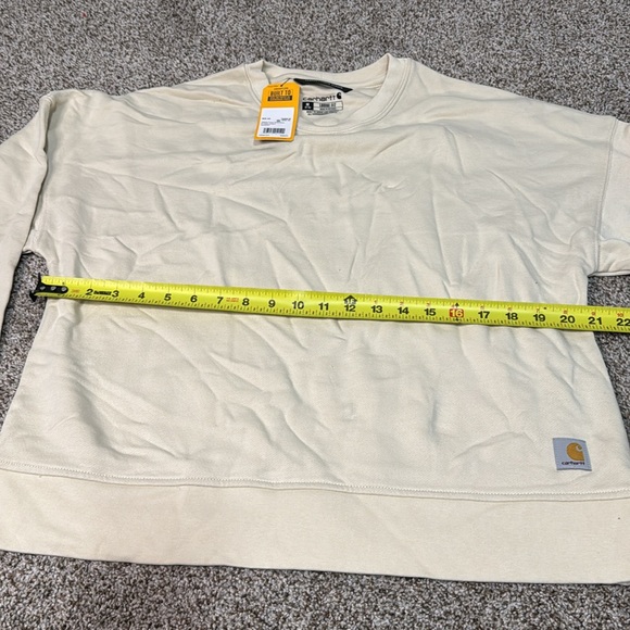 CARHARTT Women's TENCEL Fiber Series Loose Fit Sleeve Graphic Sweatshirt Size M - Picture 8 of 10